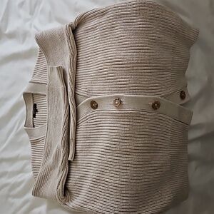 Quince Shaker knit cardigan EUC